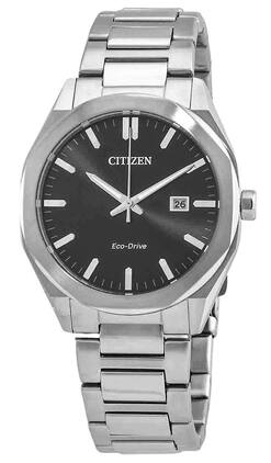 Citizen - Eco-Drive Stainless Steel Dial BM7600-81E 100M Men's Watch - Black