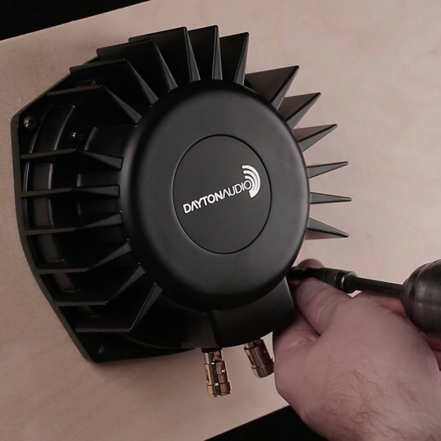 Alt View 2. Dayton Audio - 300W Extreme High-Power Pro Tactile Bass Shaker for Home Theater, Gaming, Vehicles, BST-300EX - Black.