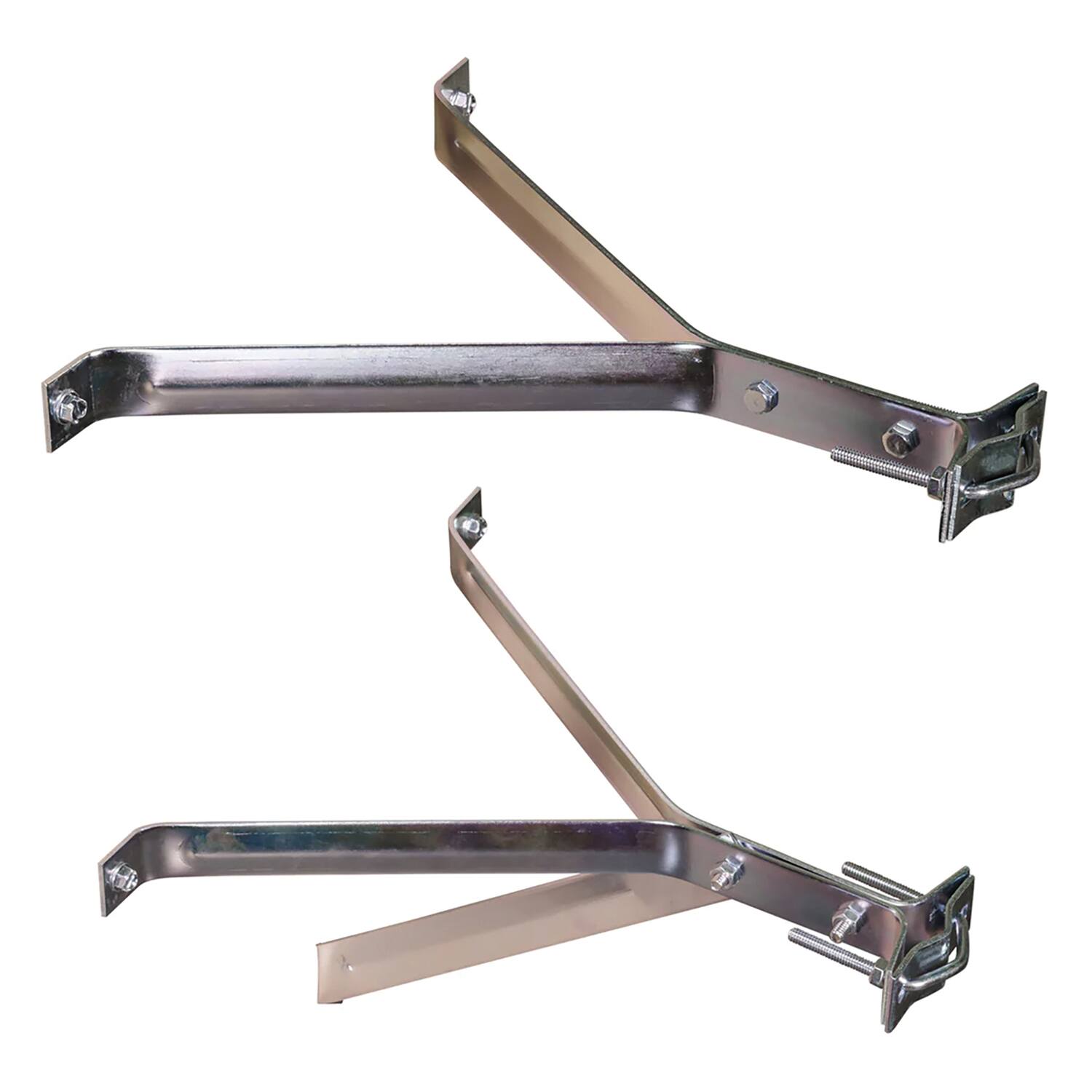 Front. Channel Master - Channel Master Cm-9034 12-in. Heavy-duty Wall Antenna Mount - Silver.