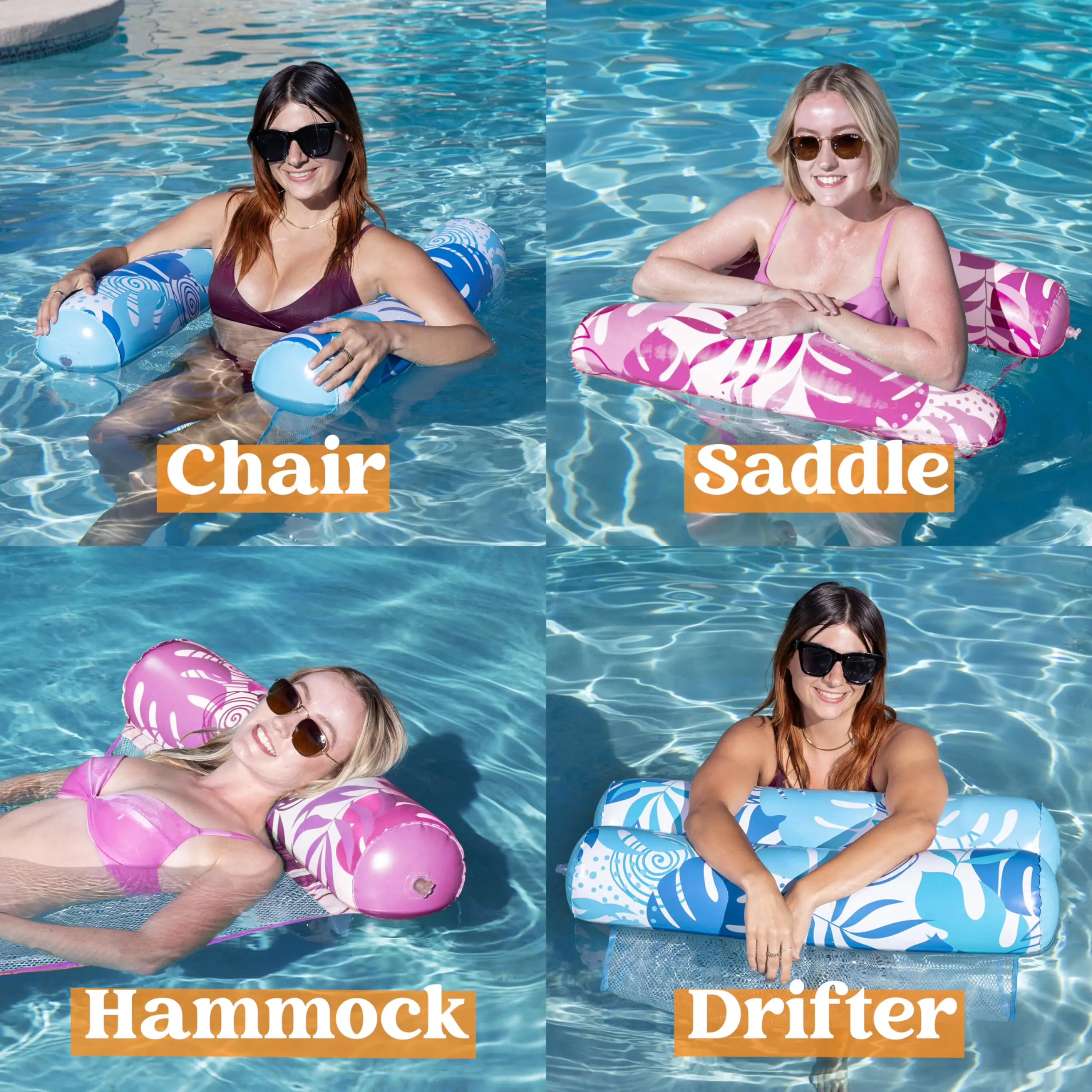 Chair  
Saddle  
Hammock  
Drifter