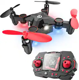 Holy Stone - PocketFly Foldable Mini Drone with Auto Hover, Headless Mode and 3D Flips