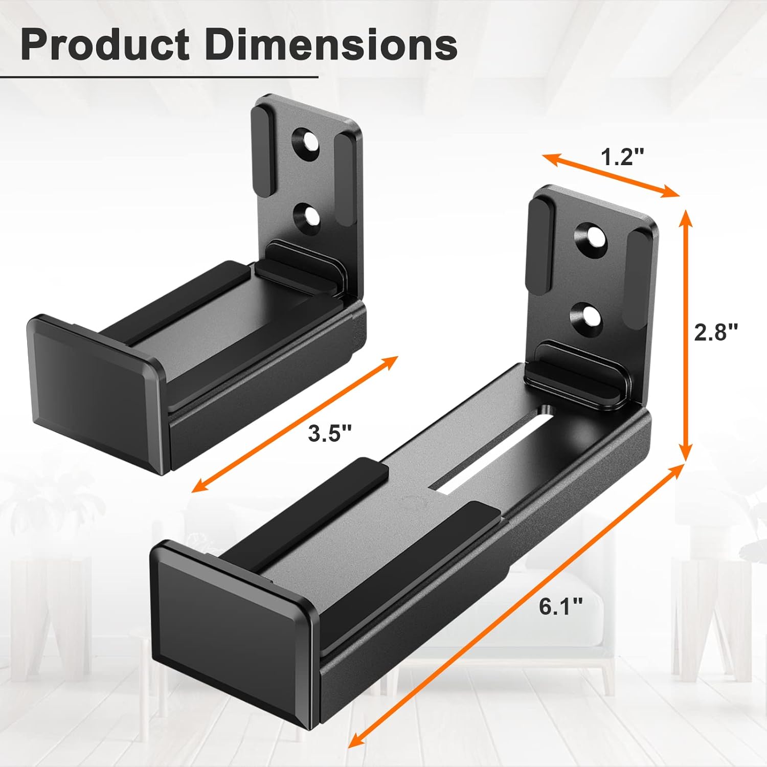 Product Dimensions

- 1.2"
- 2.8"
- 3.5"
- 6.1"