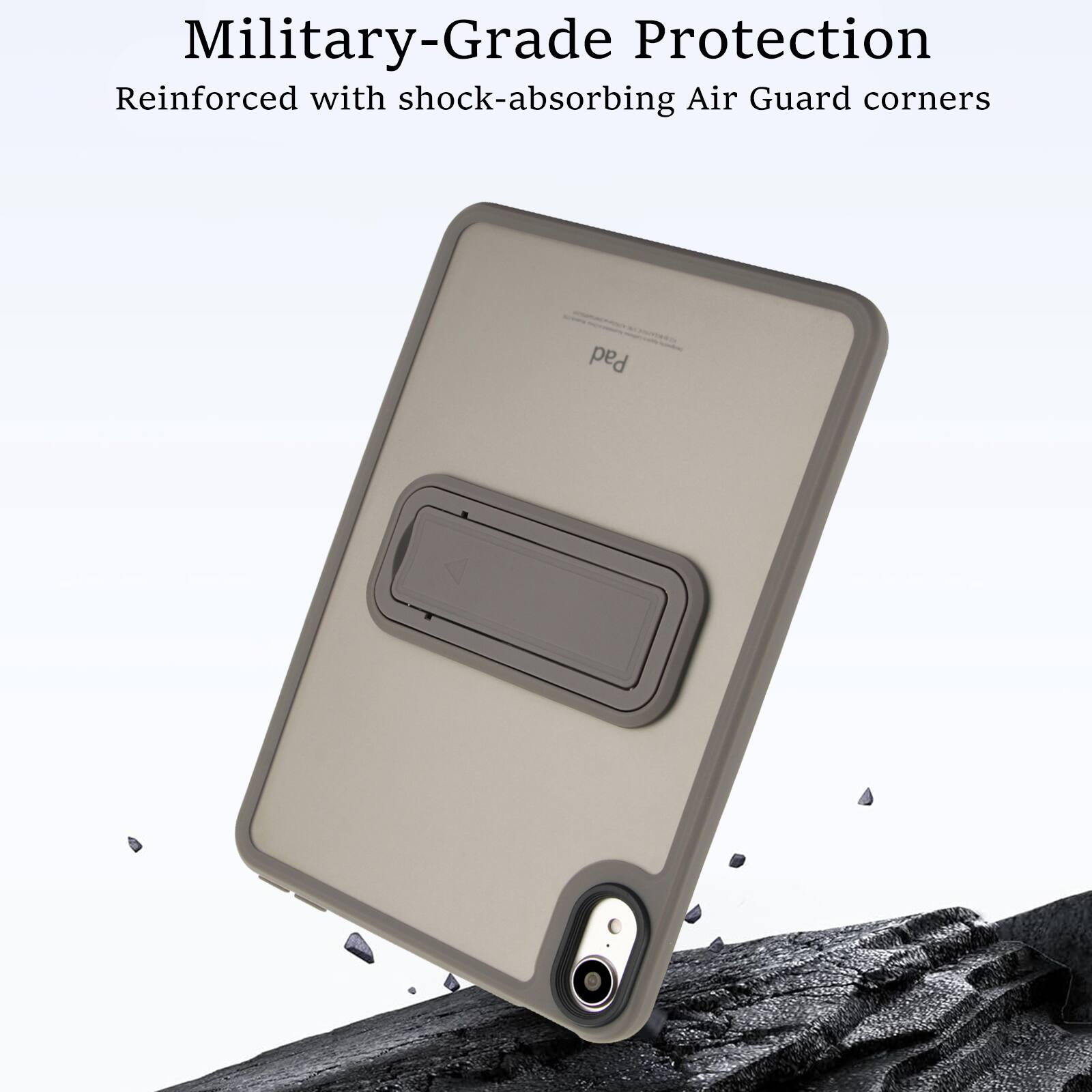Military-Grade Protection  
Reinforced with shock-absorbing Air Guard corners