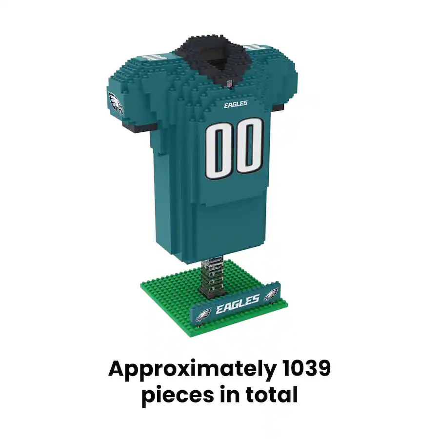 Forever Collectibles Philadelphia Eagles NFL BRXLZ Jersey 1039 Piece ...