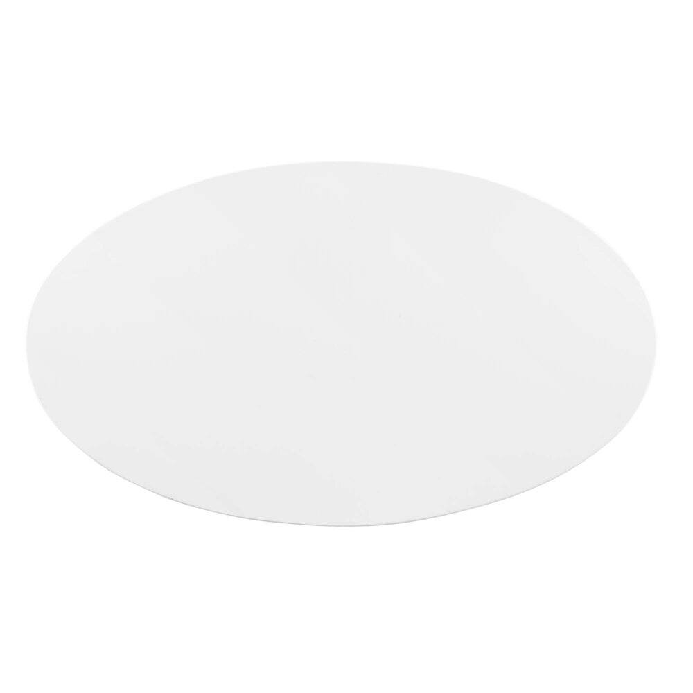 Alt View 1. Modway - Verne 48" Oval Dining Table - White.
