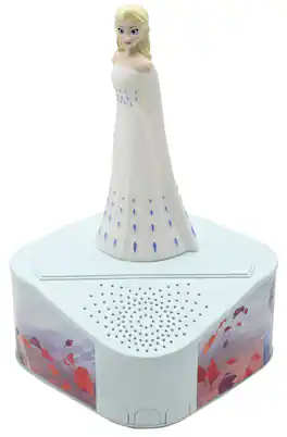 Lexibook - Disney Frozen Bluetooth Speaker with Elsa Luminous Figurine