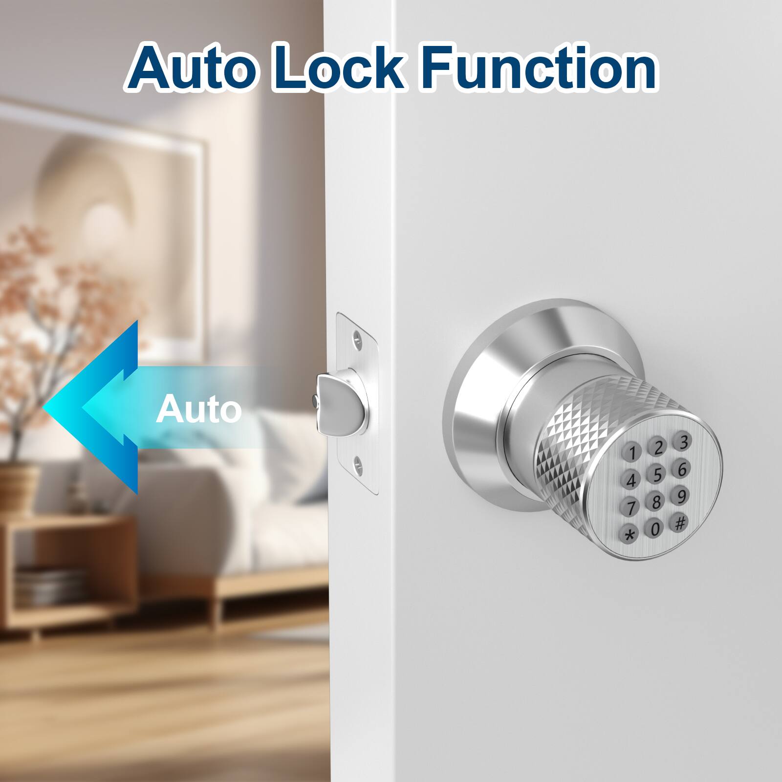 Auto Lock Function Auto E 1 4 7 * 2 5 8 0 3 6 9 #