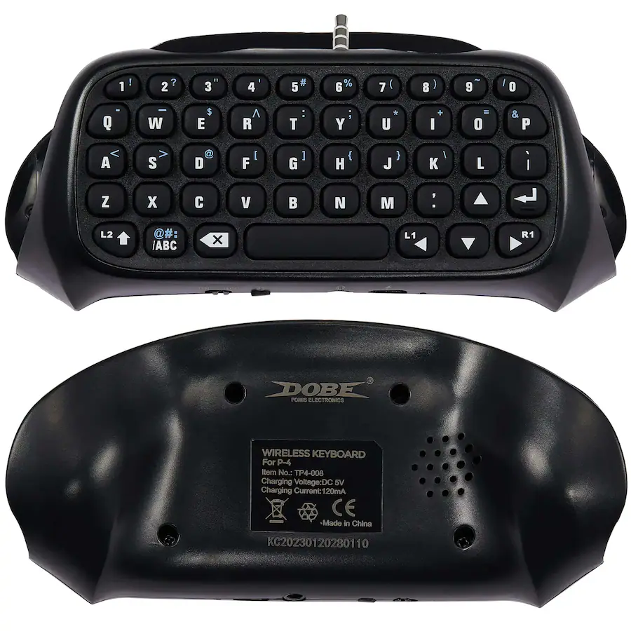 Dobe Wireless Controller Keyboard For PlayStation 4 / Slim / Pro (PS4 ...