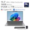 15.3" 2880 x 1800p Touchscreen
16GB Memory
512GB SSD + 1TB
Intel Core Ultra 7
Docking Station Included
Copilot+PC
Windows 11 Pro