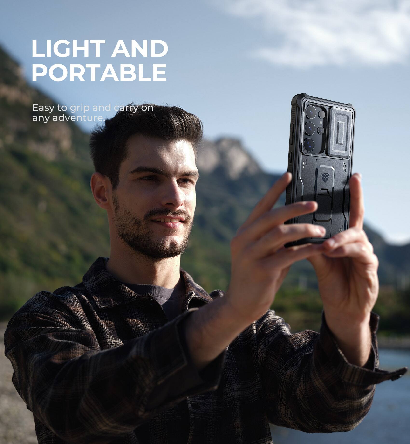 LIGHT AND PORTABLE
Easy to grip and carry on any adventure.