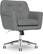 Angle. Serta - Ashland Memory Foam & Twill Fabric Home Office Chair - Gray.