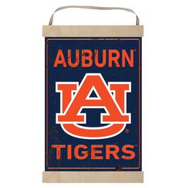 Jardine - Auburn Tigers Faux Rust Banner Sign - Navy