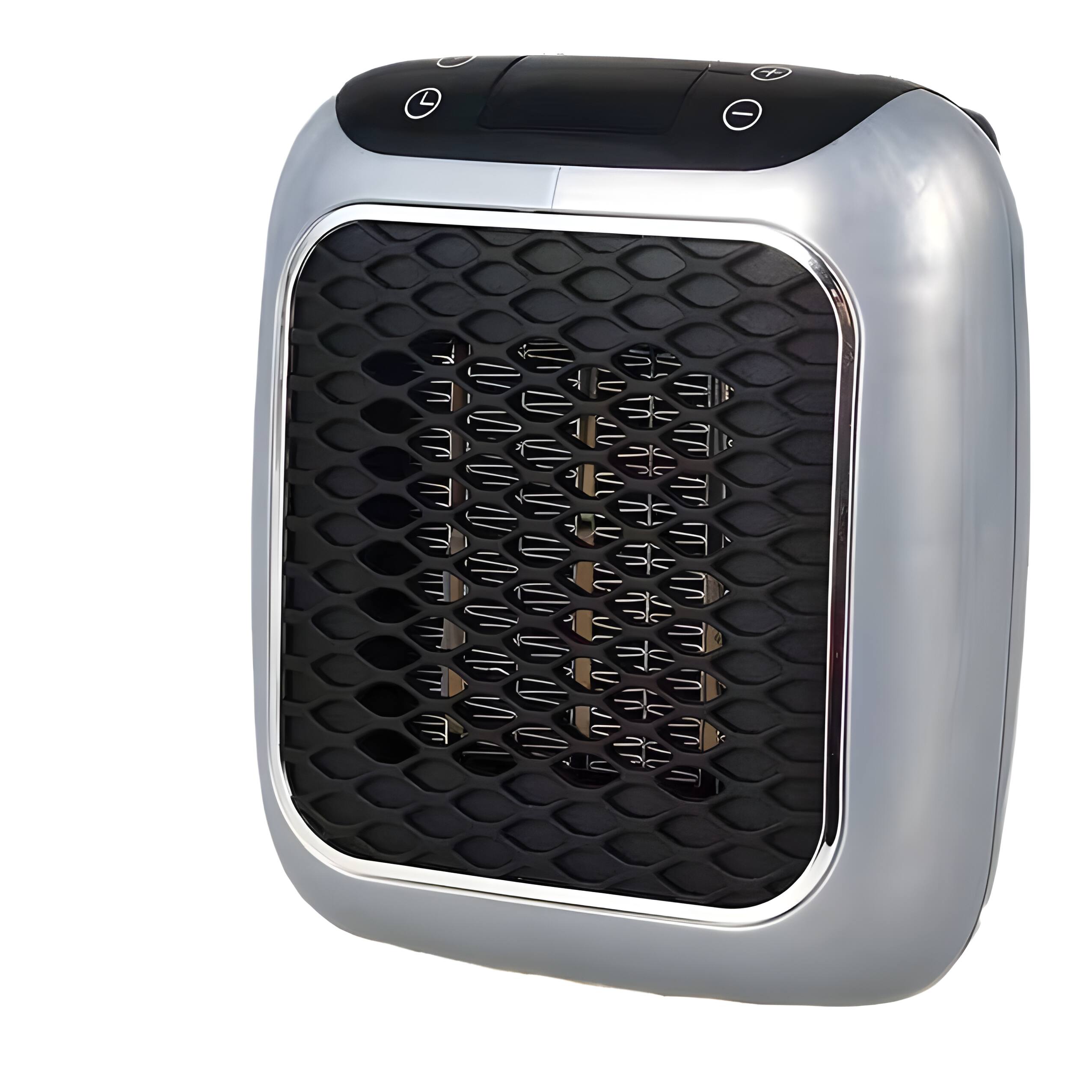 Front. Cluzine - 800W Mini PTC Heater, 3s Fast Heat, 3-Speed, Wall-Mountable, Safe for Baby.