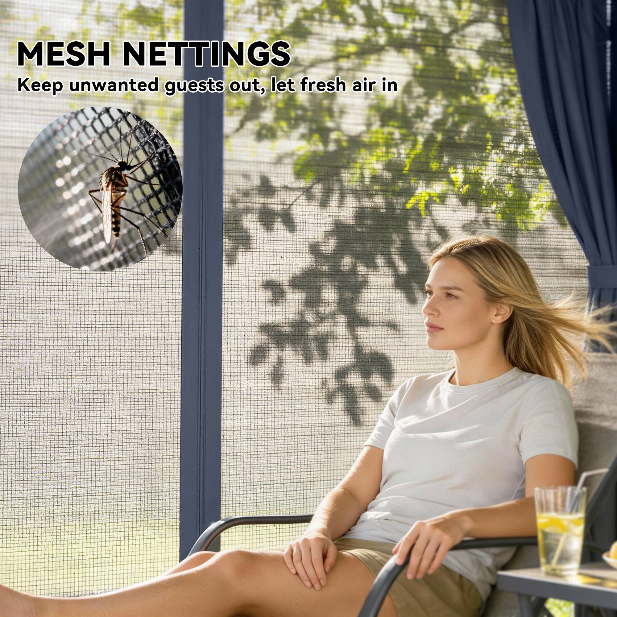 MESH NETTINGS  
Keep unwanted guests out, let fresh air in