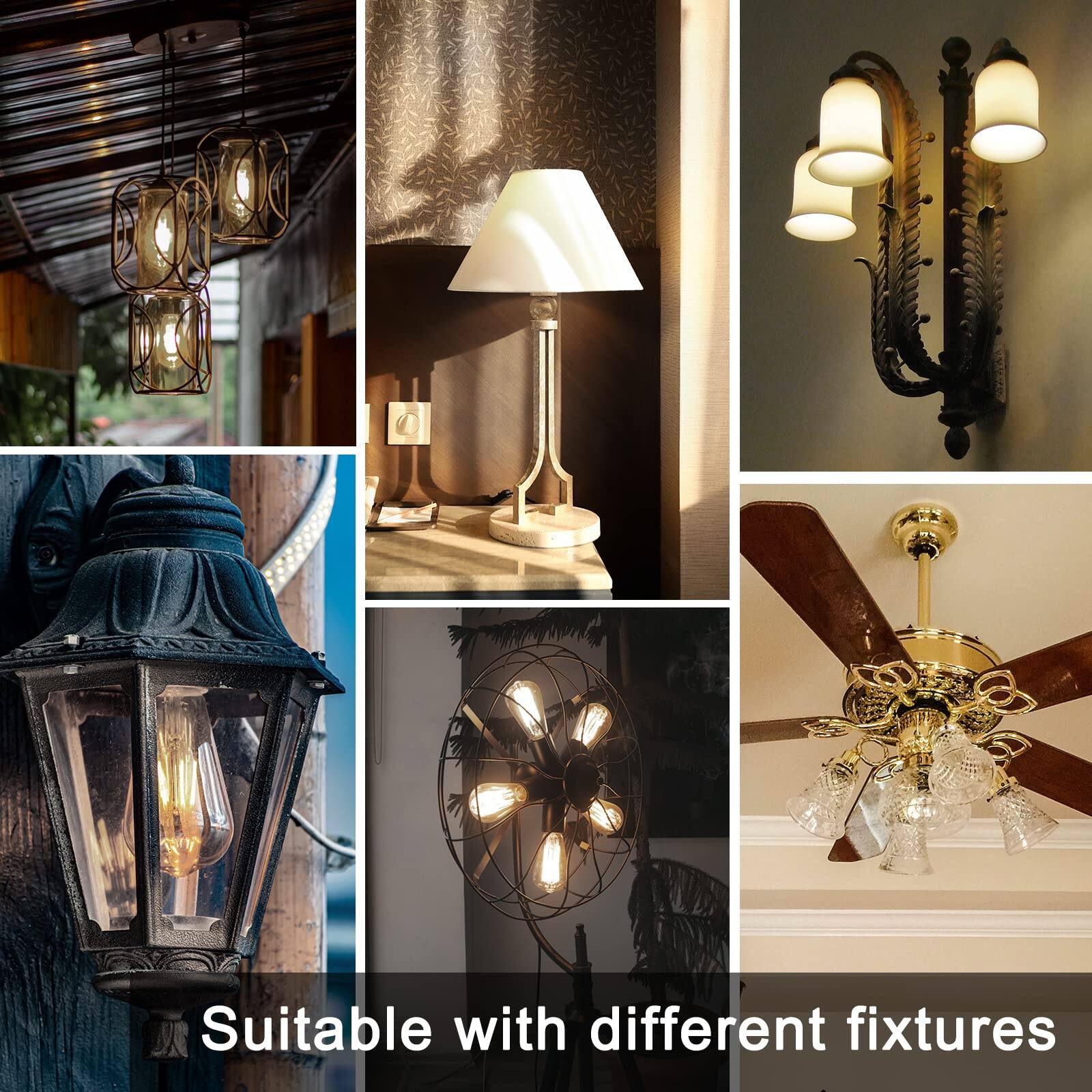 Suitable with different fixtures