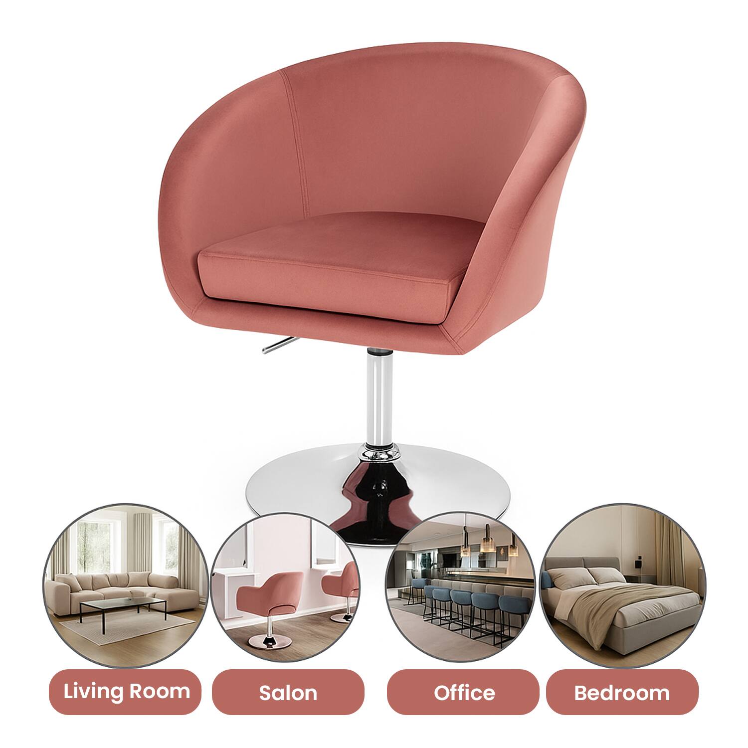 Living Room  
Salon  
Office  
Bedroom