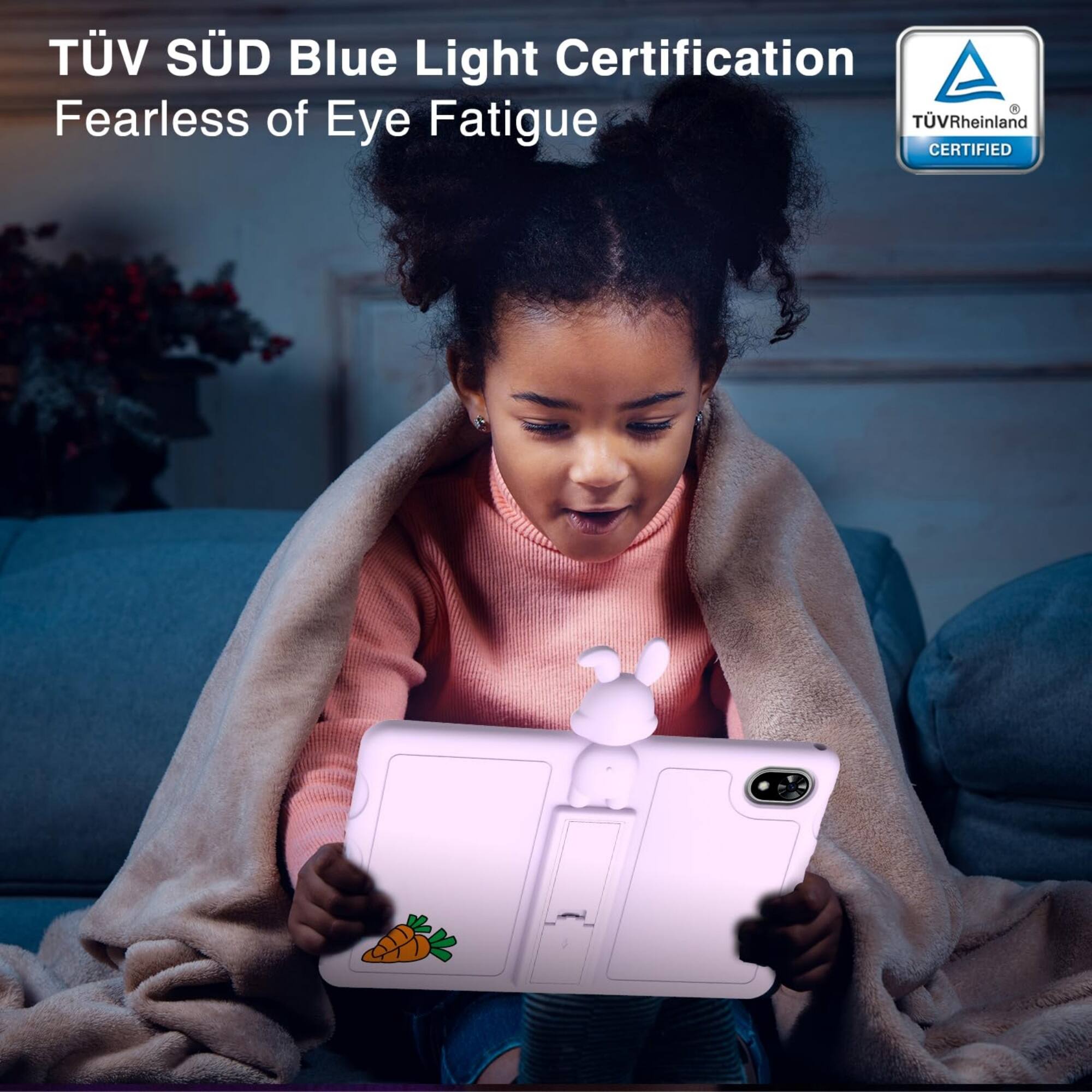 TÜV SÜD Blue Light Certification  
Fearless of Eye Fatigue  
TÜV Rheinland CERTIFIED