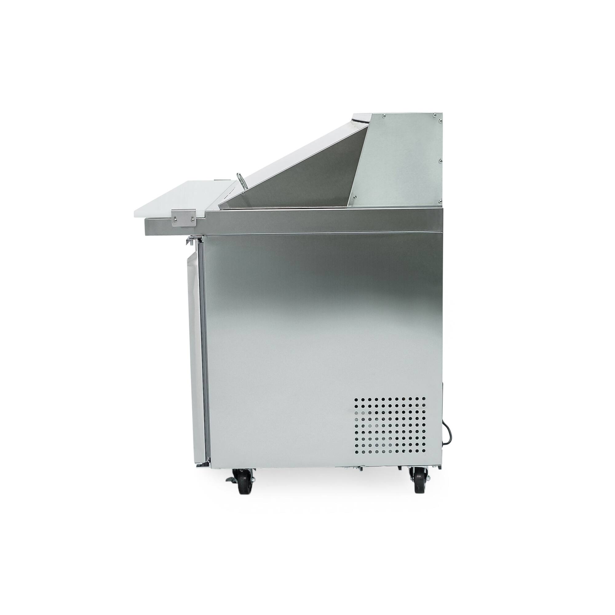 Alt View 3. Magic Chef - Commercial 15 cu. ft. Refrigerator in Stainless Steel - Stainless Steel.