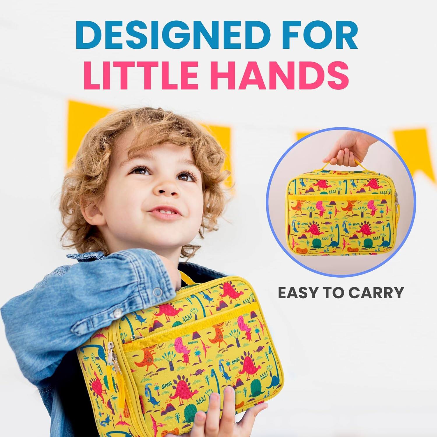 DESIGNED FOR LITTLE HANDS
EASY TO CARRY