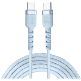 Avana - Rugged 100W USB C to USB C Cable 2m - Light - Blue