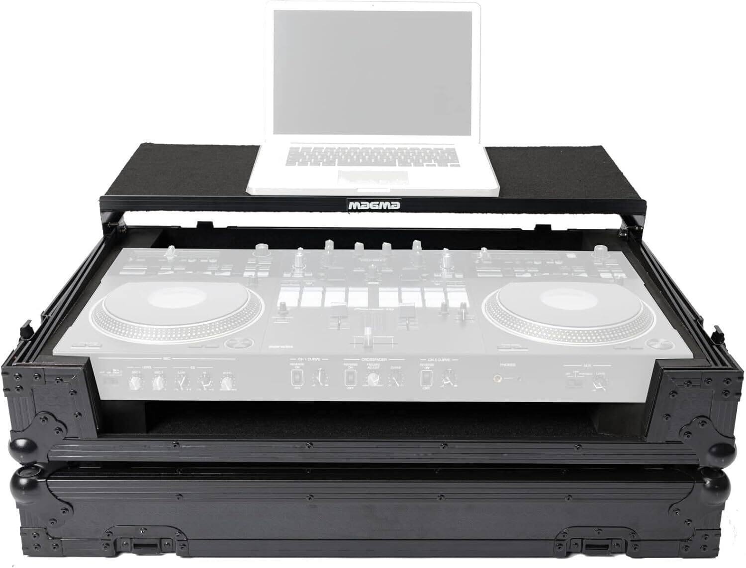 Left. Magma - Magma DJ-Controller Workstation DDJ-REV7 with Wheels (Black).