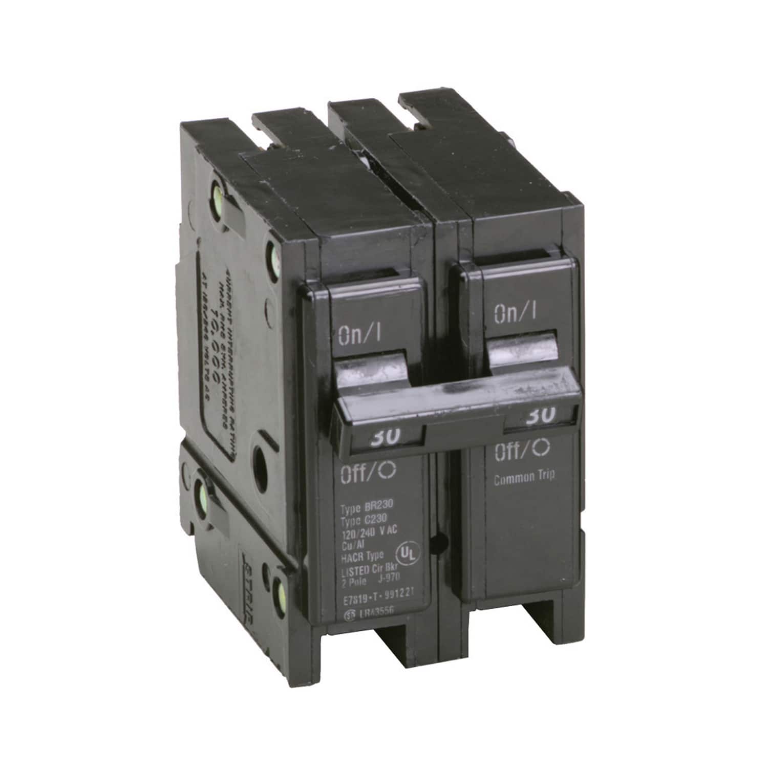Eaton - 30 amps Plug In 2-Pole Circuit Breaker