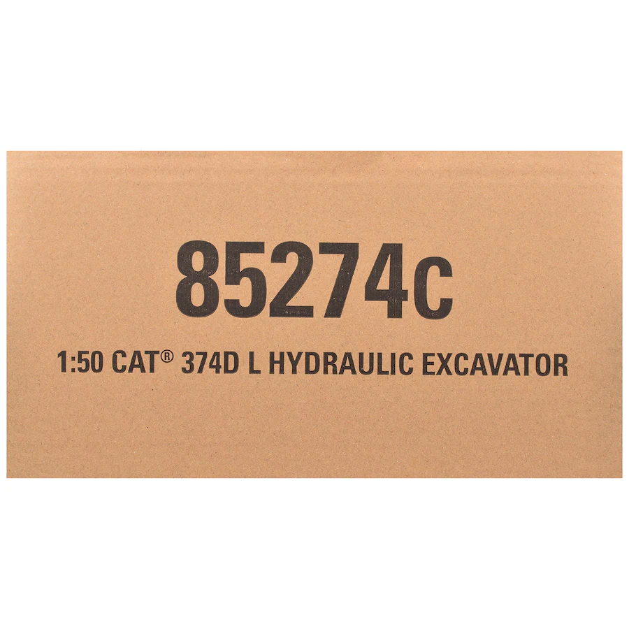 Boom Box Model CAT Caterpillar 374D L Hydraulic Excavator Yellow
