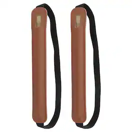 Unique Bargains - 2pcs Universal Stylus Holder for Tablet Retractable Elastic Pen Sleeve Pouch for Tablet Case Notebook - Yellow Brown