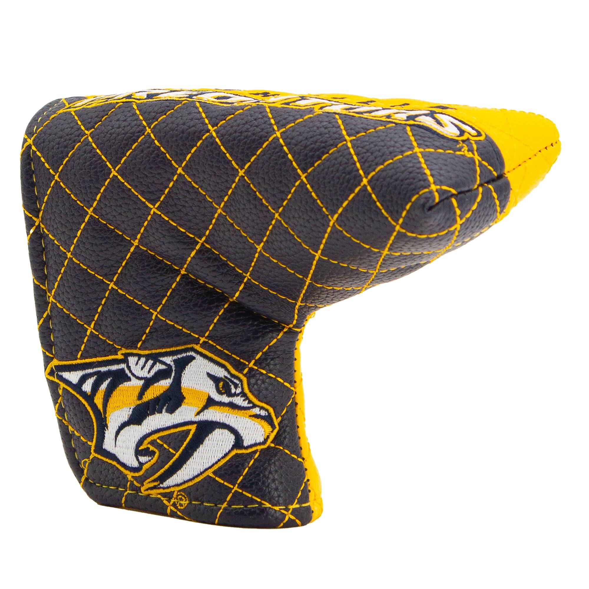 Alt View 2. Team Golf - Nashville Predators Quilted Blade Putter Cover - Multicolor.