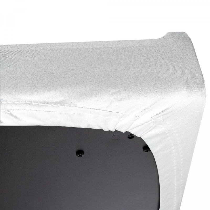 Alt View 3. On Stage Stands - OnStage 61-Key Keyboard Dust Cover, White (KDA7061W) - Black.