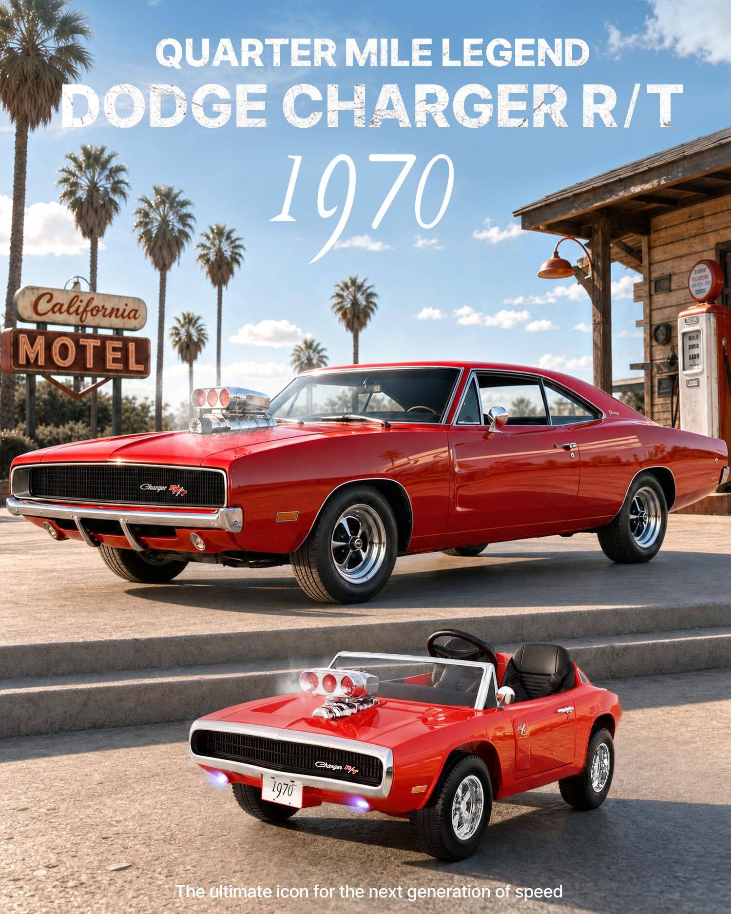 QUARTER MILE LEGEND DODGE CHARGER R/T 1970 California MOTEL

Charger BWT
Charger 8/4 1970

The ultimate icon for the next generation of speed