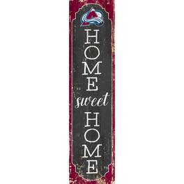 Fan Creations - Colorado Avalanche 24" Home Sweet Home Leaner Sign - Multicolor