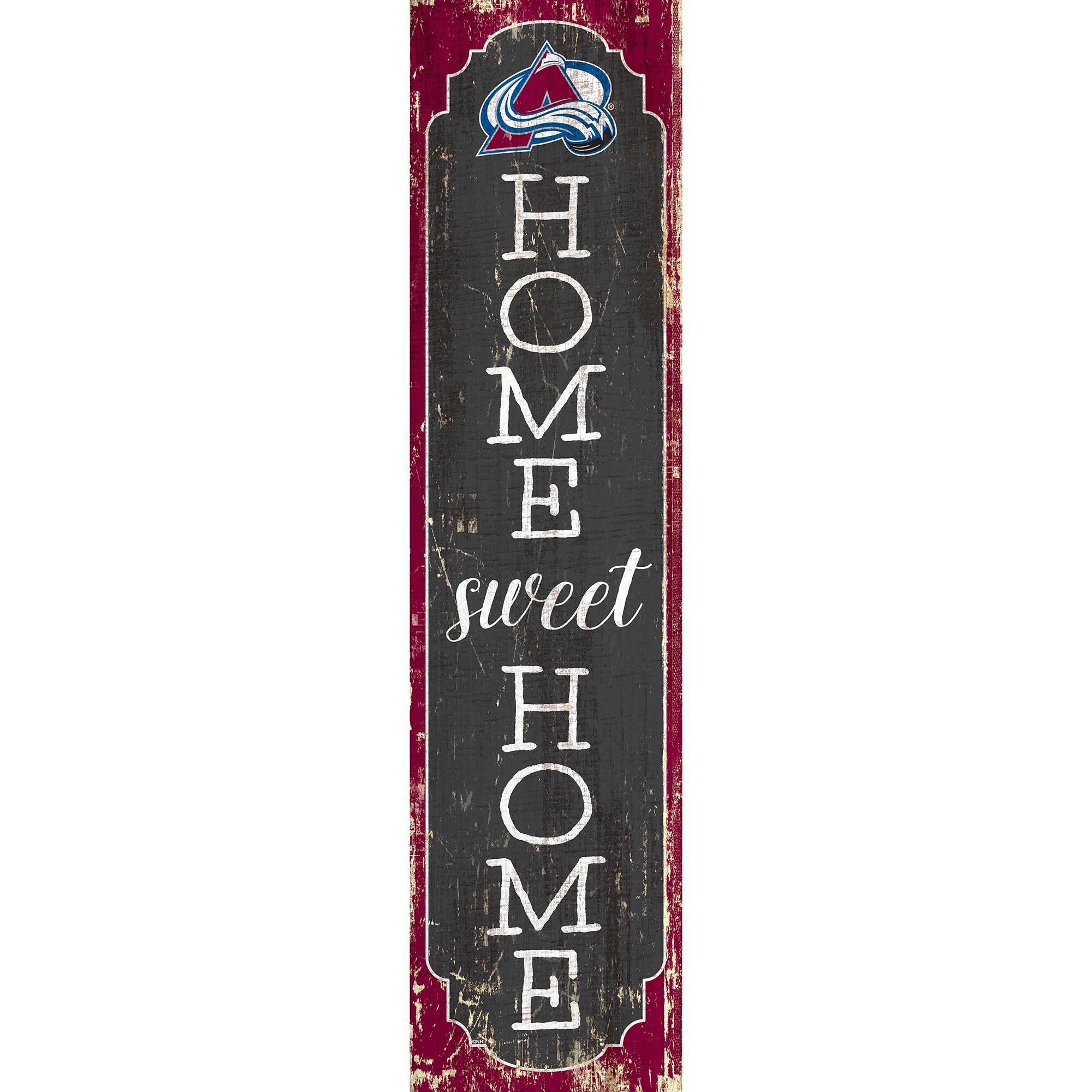 Colorado Avalanche 24" Home Sweet Home Leaner Sign