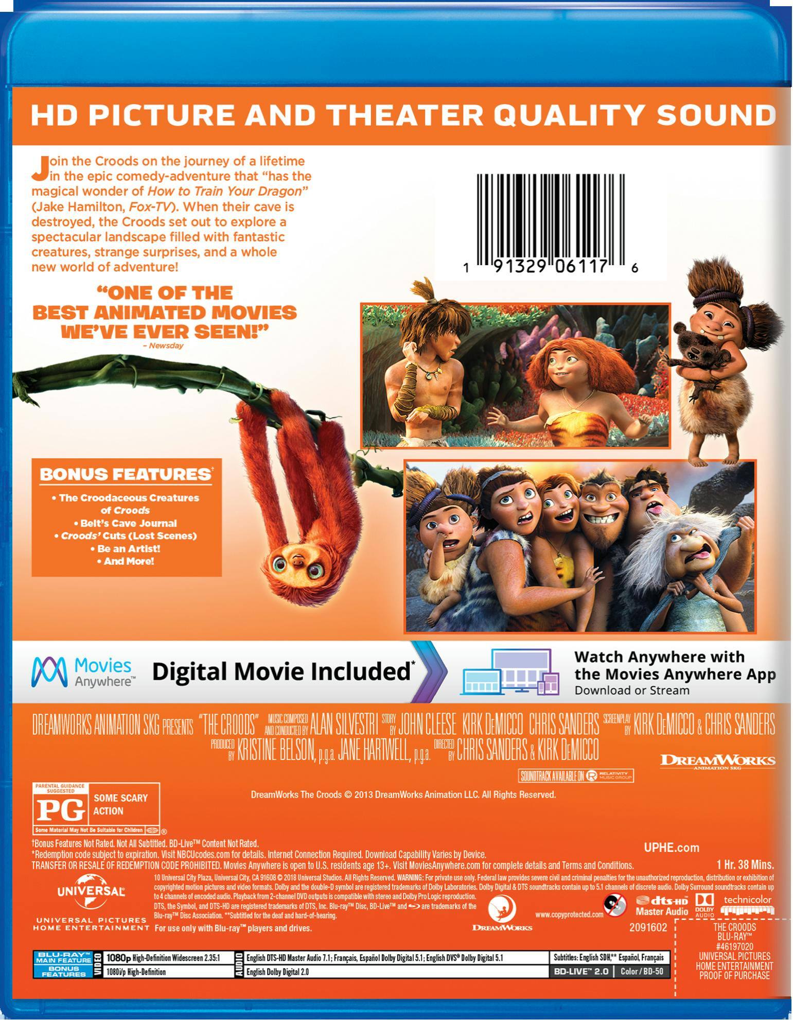 Angle. The Croods (Blu-ray New Box Art) [Blu-ray].