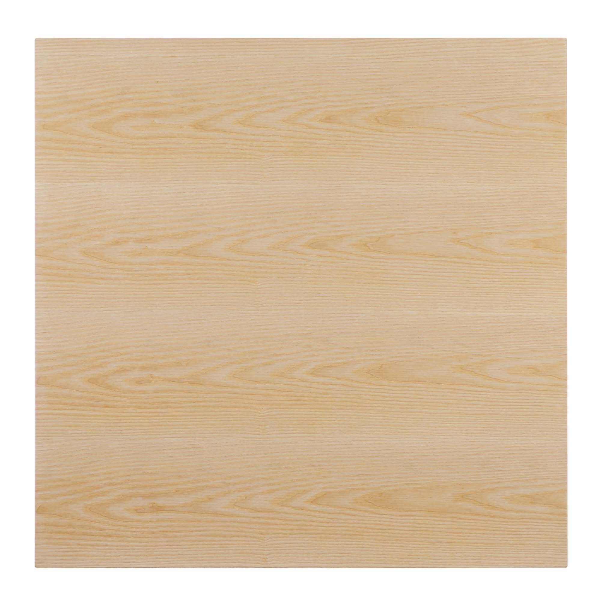 Back. Modway - Zinque 36" Square Dining Table by Modway - Gold Natural.