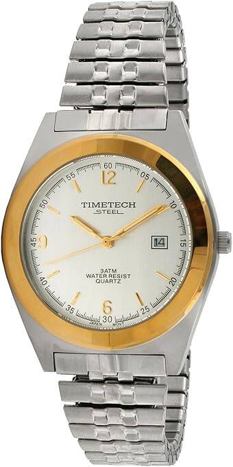 TIMETECH STEEL  
WATER RESIST 3ATM  
QUARTZ  
MOVT