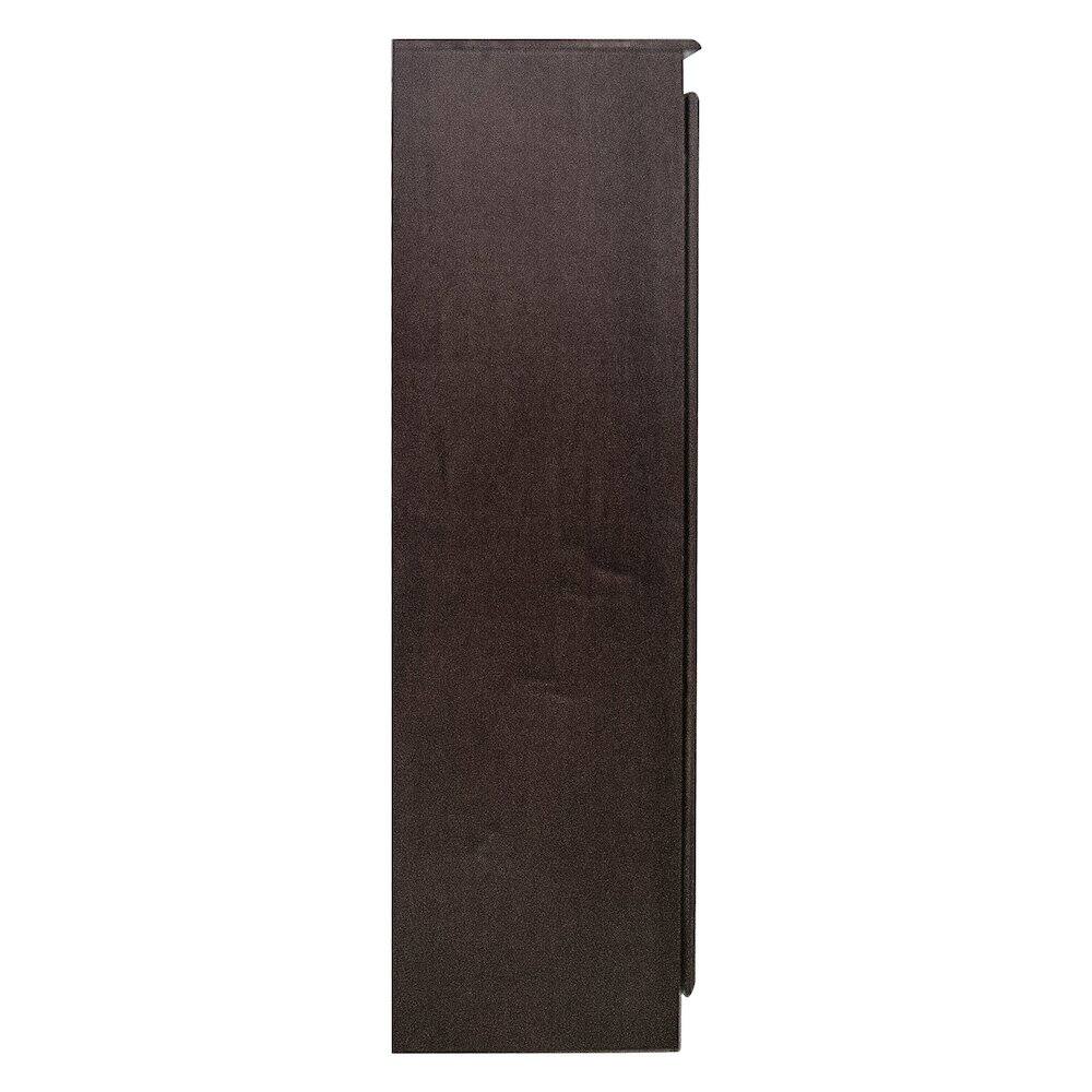 Alt View 2. Concepts in Wood - Multi use Storage Cabinet 4 Shelves Espresso Finish - Brown.