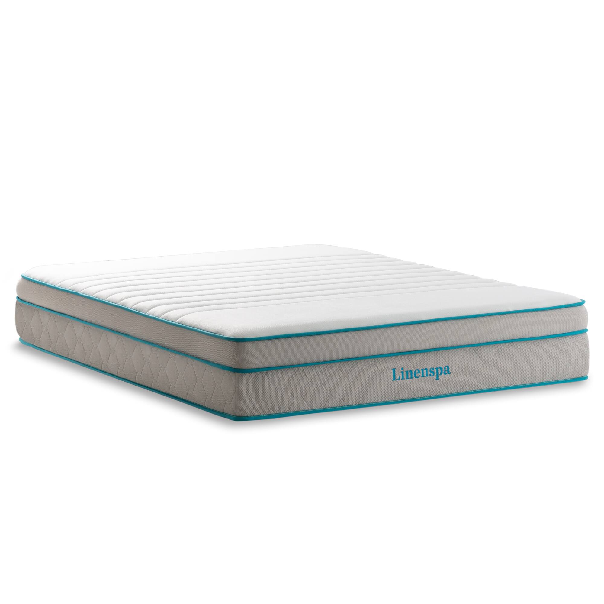 Alt View 11. Linenspa Essentials - 12-inch Hybrid Mattress - Full - White.