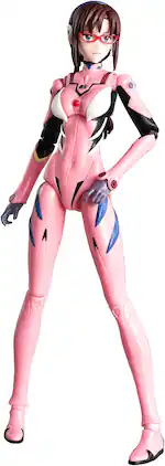 PopMarket - Blokees - Evangelion - Fantastics - Mari Makinami Illustrious (Plug Suit) Model Kit - COLLECTIBLES - Multicolor