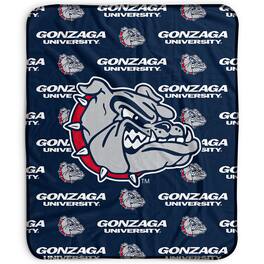 Pegasus - Gonzaga Bulldogs 50" x 60" Repeat Wordmark Fleece Blanket - Multicolor
