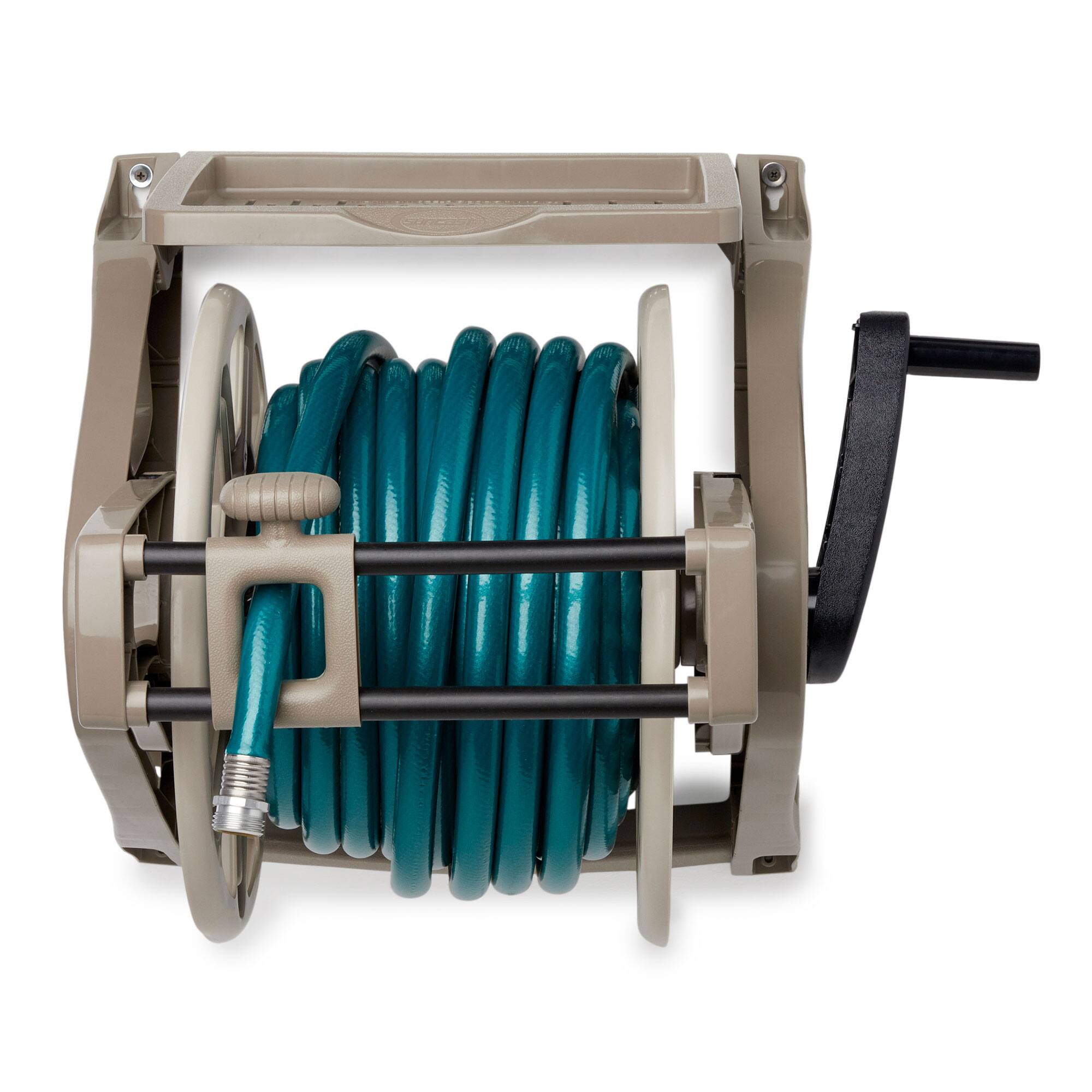 Alt View 6. Suncast - Suncast Slide Trak Hose Handler Wall Mounted 175' Garden Hose Reel, Reel Only.