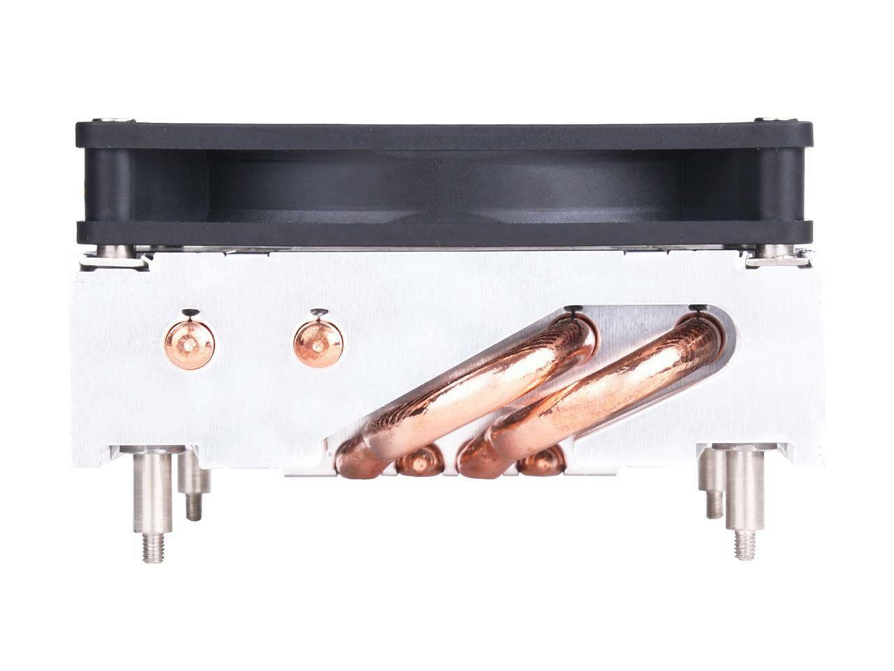 Back. SilverStone - SILVERSTONE SST-AR11 92mm Dual ball bearing CPU Cooler - Silver.