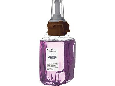 Alt View 1. Brighton Professional - Antibacterial Foaming Hand Soap Refill for ADX 7 Dispenser, Plum Scent, 700 ml, 4/Carton - Pink.