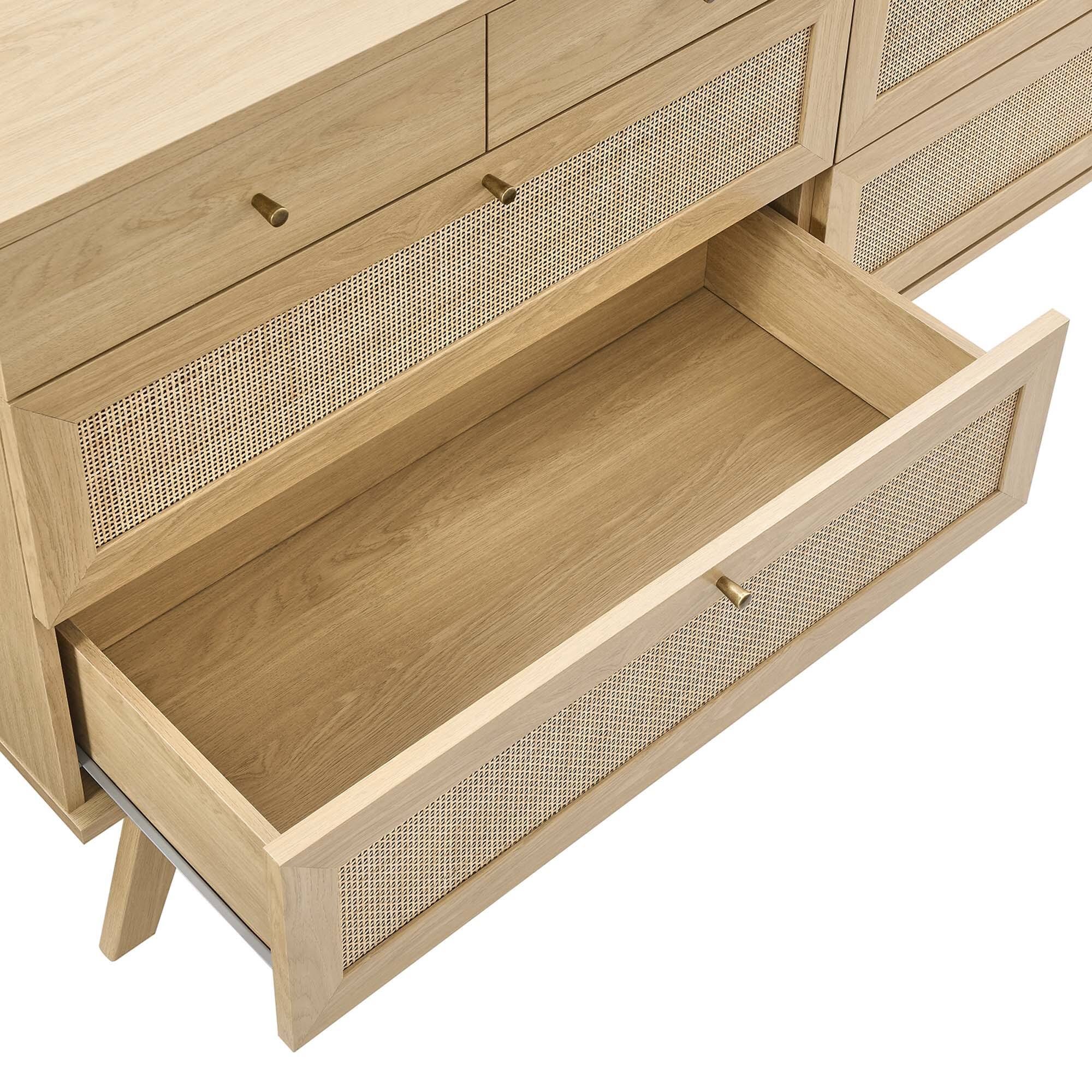 Alt View 4. Modway - Soma 8-Drawer Dresser by Modway - Oak.