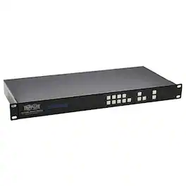 Tripp Lite - 4x4 HDMI Matrix Switch/Splitter w Audio Extractor 4K 60Hz HDR (B3024HX4H4K) - Black