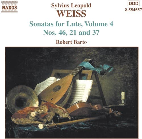 Robert Barto - Sonatas for Lute 4  - COMPACT DISCS