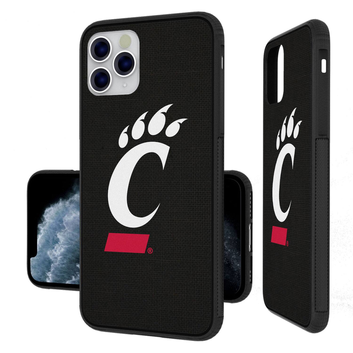 Alt View 2. Keyscaper - Cincinnati Bearcats iPhone Solid Design Bump Case - 13 Pro - Multicolor.