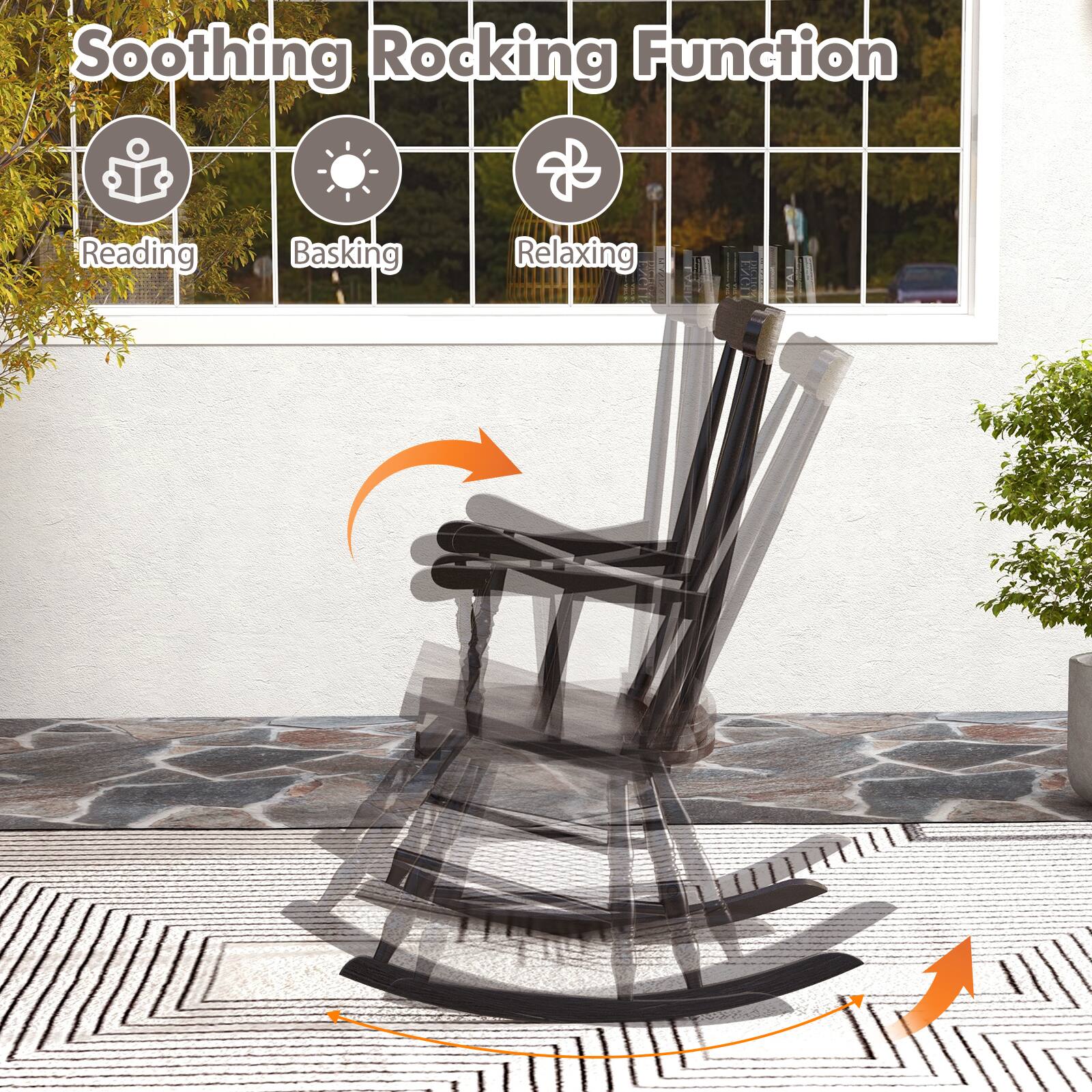 Soothing Rocking Function

- Reading
- Basking
- Relaxing