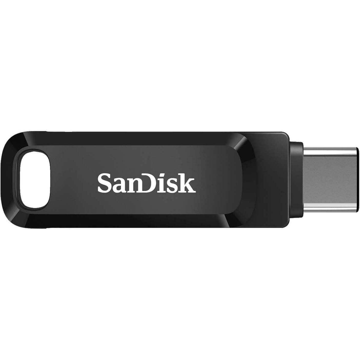 Alt View 7. SANDISK - SanDisk Ultra Dual Drive Go USB Type-C - 64 GB - USB 3.1 Type C, USB Type A - 150 MB/s Read Speed - Black - Black.