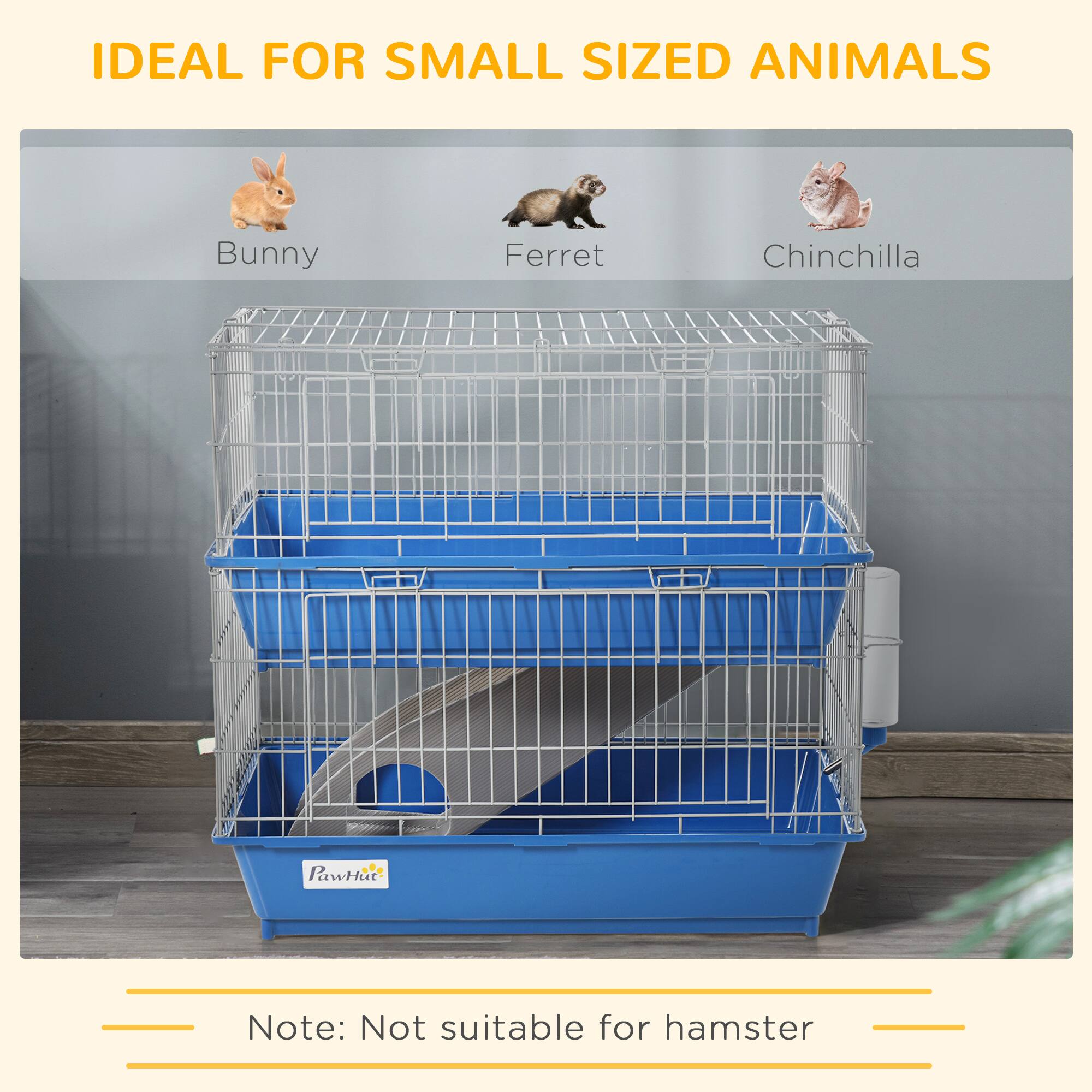 IDEAL FOR SMALL SIZED ANIMALS

Bunny Ferret Chinchilla

Note: Not suitable for hamster
